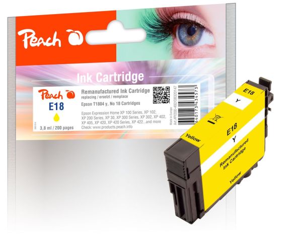 Tintenpatrone gelb ersetzt Epson No. 18 y