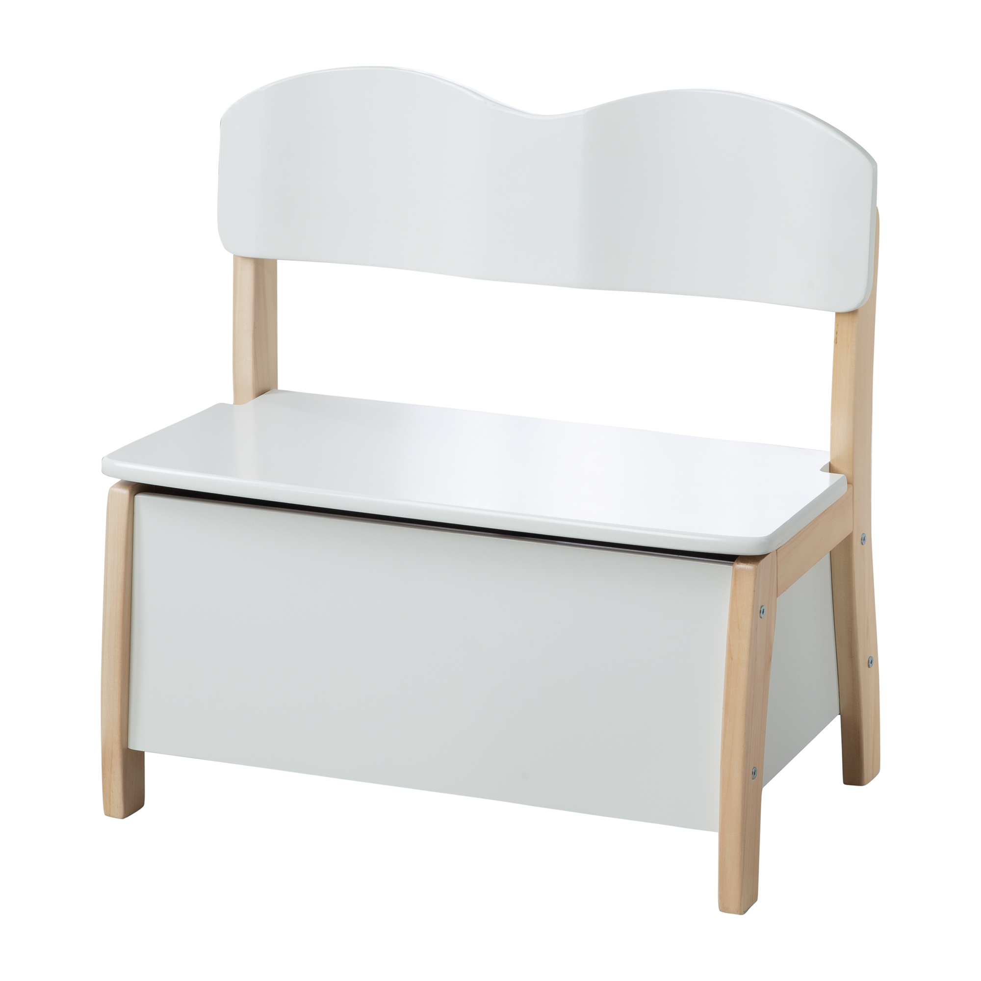 bicolor Massivholz und Rücken roba und Kindertruhenbank, Norma24 Sitzfläche aus | MDF gefertigt,