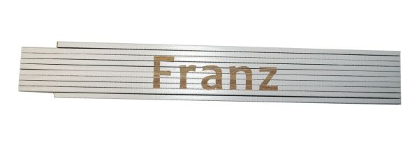 Werkzeuge GmbH Meterstab weiß Franz