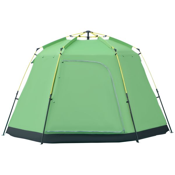 Camping Zelt 6 Personen Zelt Familienzelt Kuppelzelt PU2000mm einfache Einrichtung für Familien Trek