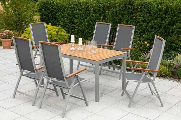 Siena Set 7tlg. Tisch 150x90 cm