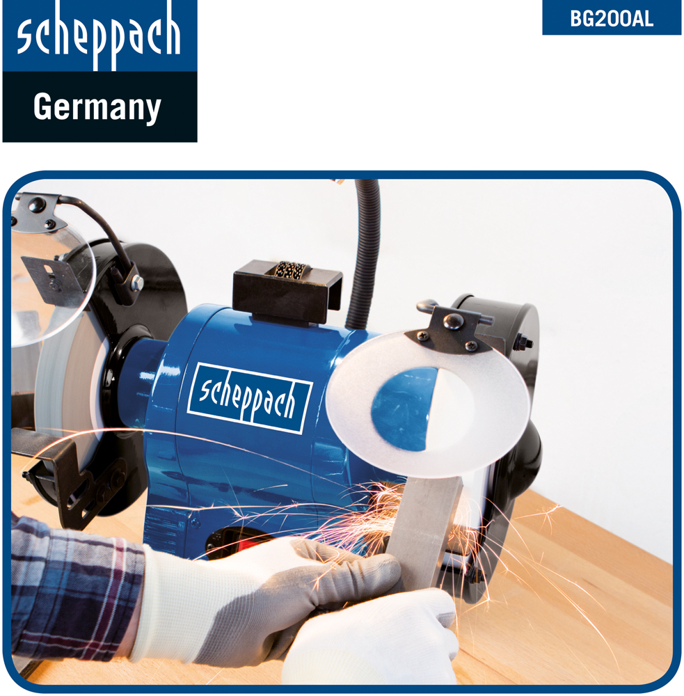 Scheppach Schleifmaschine BG200AL 0.55 kW Norma24 230/50 | WE
