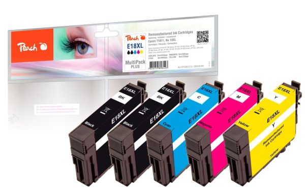 Spar Pack Plus Tintenpatronen, ersetzt Epson No. 18XL