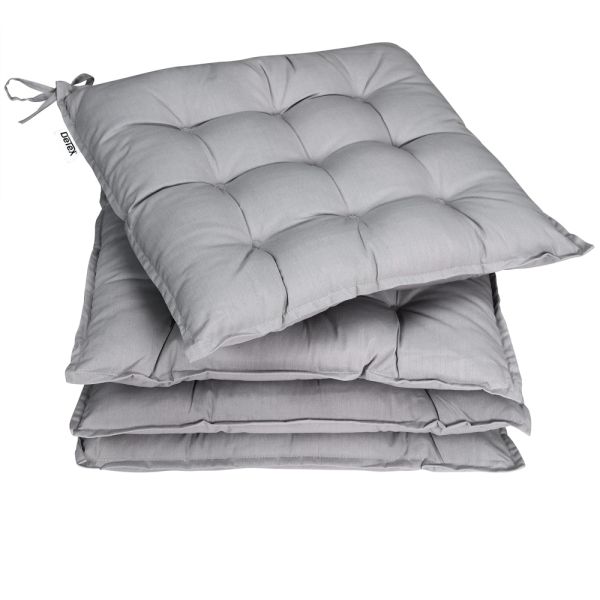 Sitzkissen 4er-Set Cozy Grau