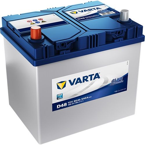 Blue Dynamic 5604110543132 Autobatterien, D48, 12 V, 60 Ah, 540 A