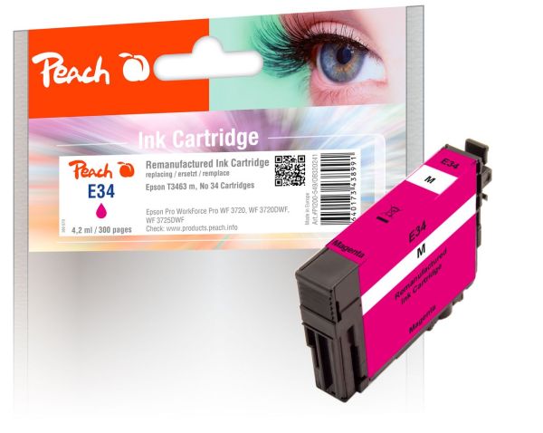 Tintenpatrone magenta ersetzt Epson T3463, No. 34 m