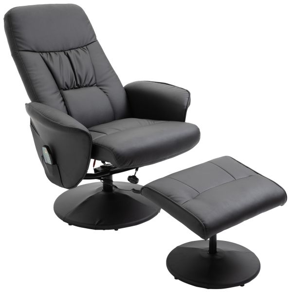 Massagesessel mit Fußhocker Massagesessel Relaxsessel TV-Sessel145°-Neigung Liegesessel Ergonomische