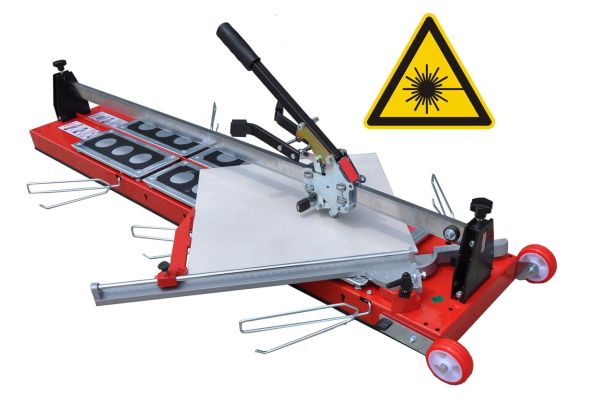 GigaCut 935 mm mit Laser und Höhenverstellung-Führungsschiene