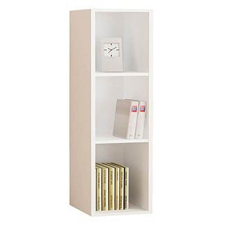 Sammel-Regal "Mendas" | Schrank / Möbel für Bücher, Ordner Weiss