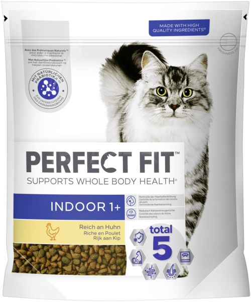 Katze Beutel Indoor 1+ mit Huhn 1,4kg