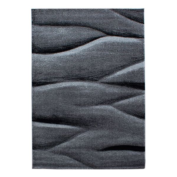 Teppich, LUCCA 1840, BLACK, 200 x 290 cm