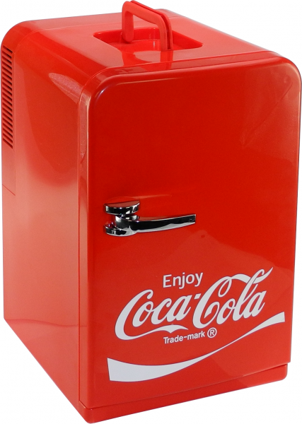 CUBES Coca-Cola MINI I Mini-Kühlschrank mit hochwertigem Glasdruck