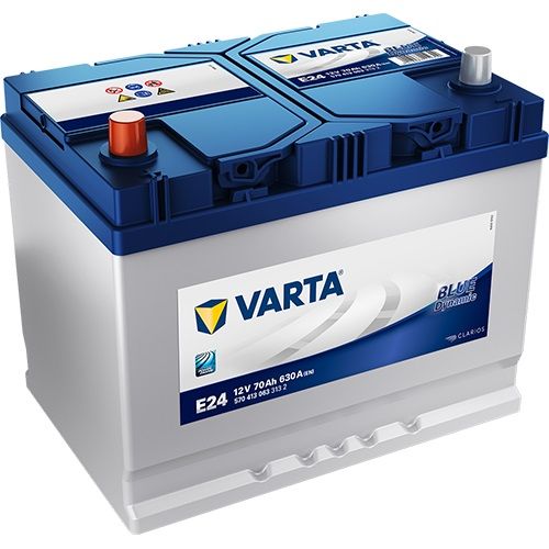 Blue Dynamic 5704130633132 Autobatterien, E24, 12 V, 70 Ah, 630 A