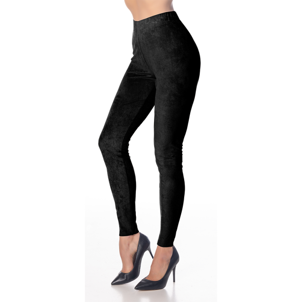 Leggings in Wildleder-Optik