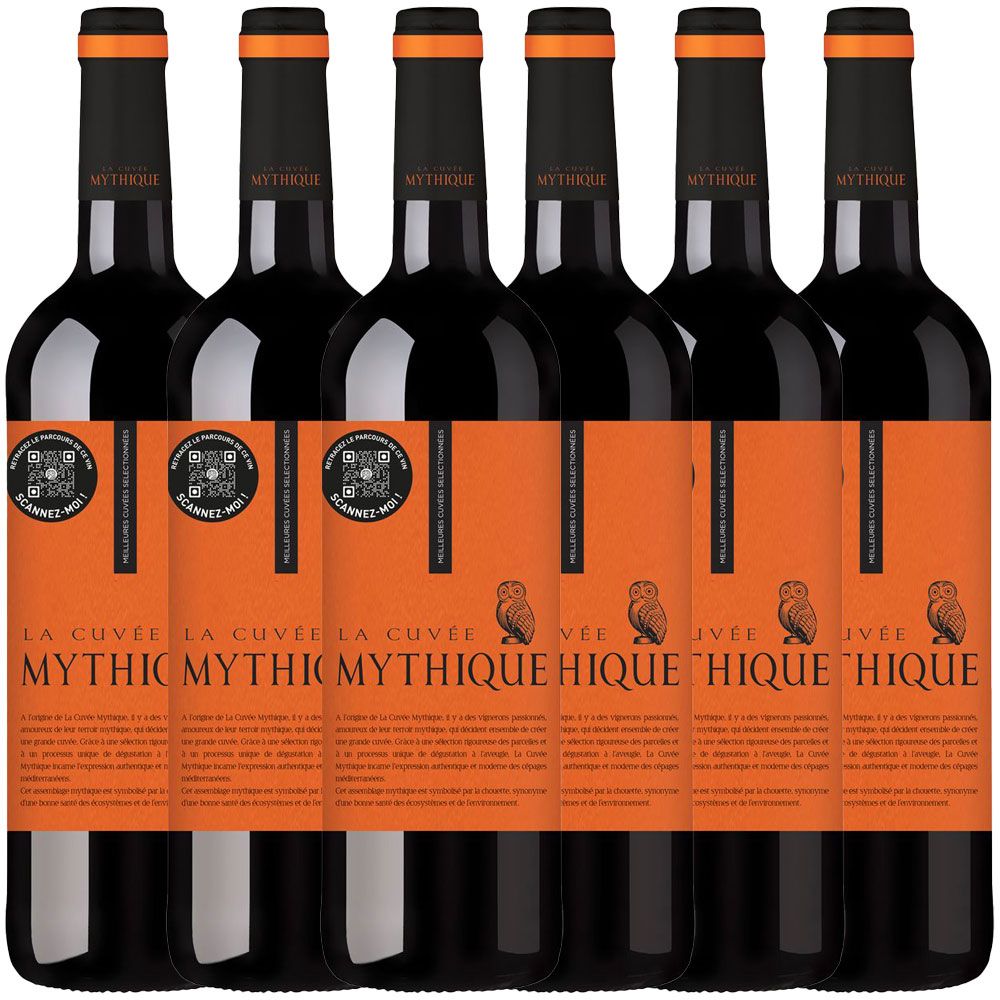 LA CUVÉE MYTHIQUE  ROUGE  2021  0,75 l