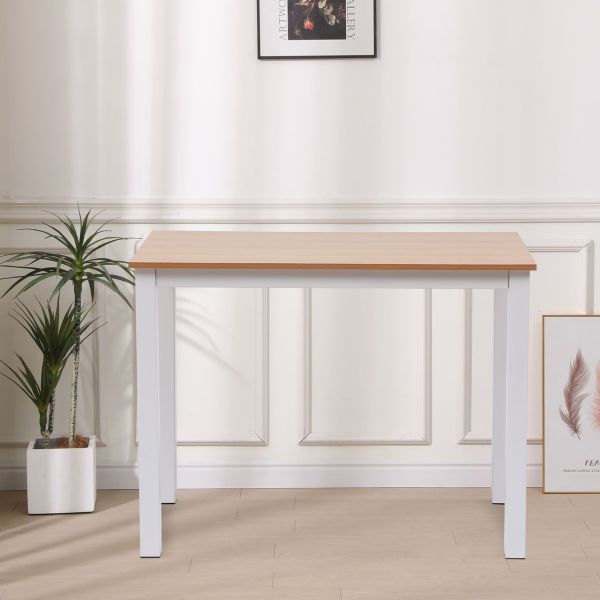 Happy Home Computertisch Esstisch Tisch Bürotisch HWT48-HOL Holz weiß