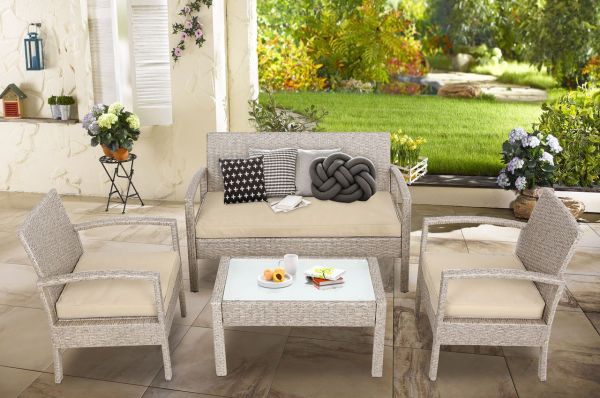 Polyrattan Patio Sweet Easy creme