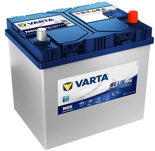 Blue Dynamic EFB 565501065D842 Autobatterien, N65, 12 V, 65 Ah, 650 A