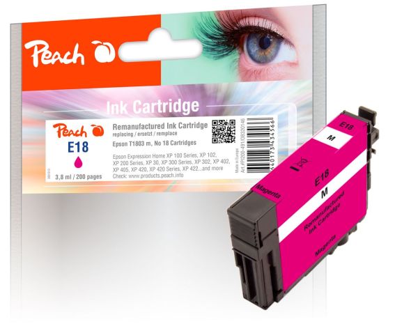 Tintenpatrone magenta ersetzt Epson No. 18 m