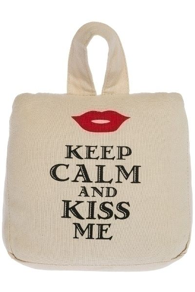 Türstopper "Keep Calm and Kiss"