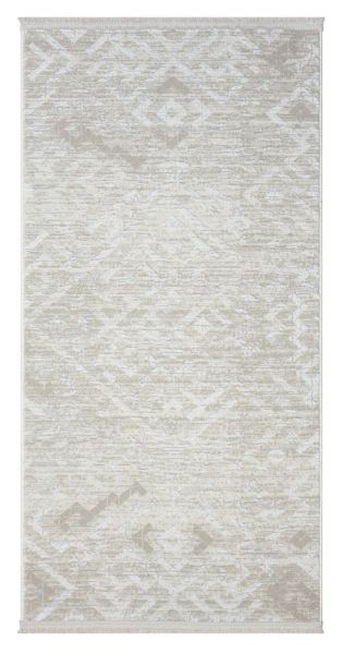 Teppich Rachel, 80cm x 150cm, Farbe Beige, rechteckig, Florhöhe 10mm