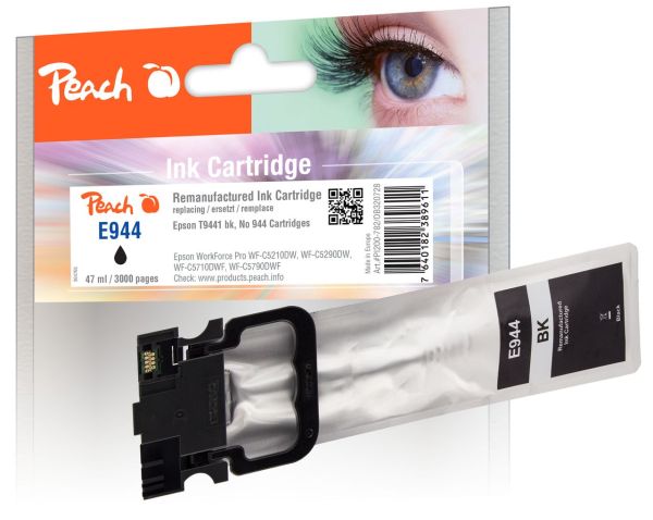 Tintenpatrone schwarz ersetzt Epson T9441, No. 944BK