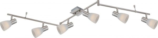 Lighting - PARRY I - LED Strahler Metall Nickel matt, 6x E14 LED