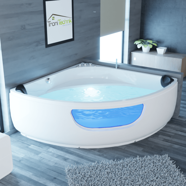 Whirlpoolbadewanne PAROS 150cm x150cm x 58cm