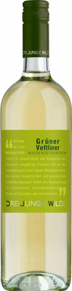 Grüner Veltliner Niederösterreich QUW Drei Junge Wilde  trocken - 6er Karton