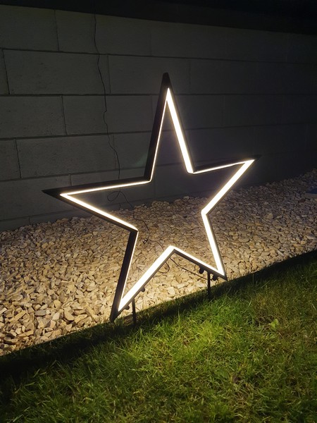 Star-Max LED Gartenstecker | LEDs Norma24 warmweiße \