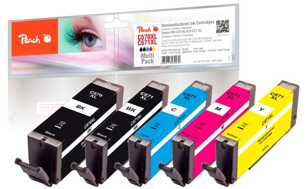 Spar Pack Tintenpatronen ersetzt Canon PGI-570XL, CLI-571XL