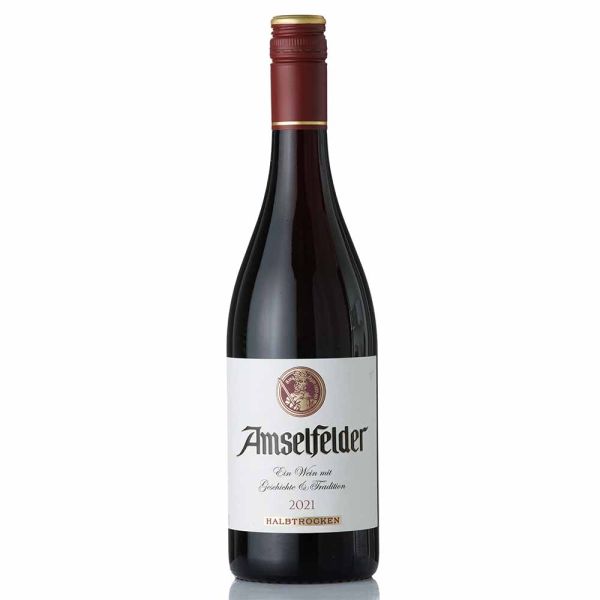 Amselfelder Rotwein halbtrocken 0,75l - 6er Karton