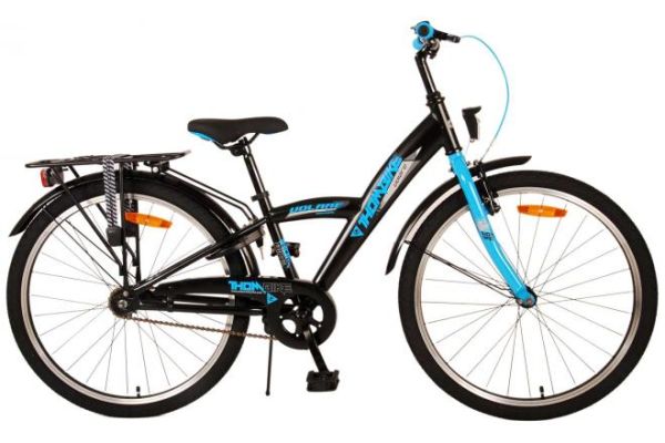 Thombike Kinderfahrrad - Jungen - 24 Zoll - Schwarz Blau