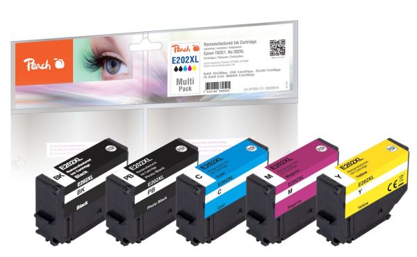 Spar Pack Tintenpatronen ersetzt Epson T02G7, No. 202XL