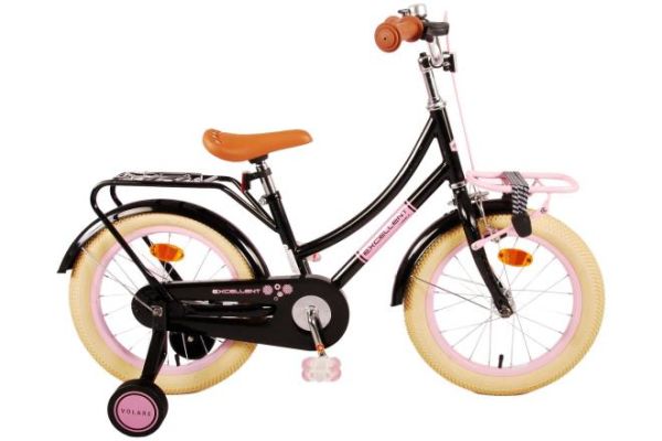 Excellent Kinderfahrrad - Mädchen - 16 Zoll - Schwarz - 95% montiert