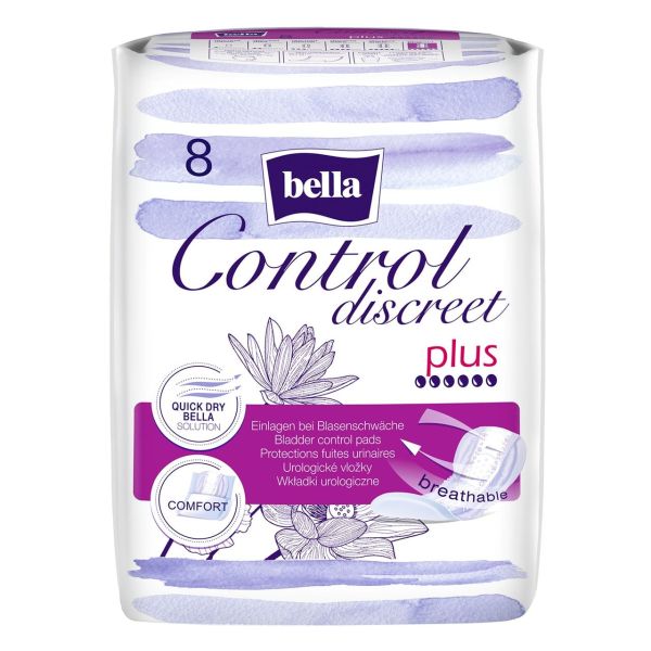 bella Control Discreet Inkontinenz-Einlagen Plus 8 Stück