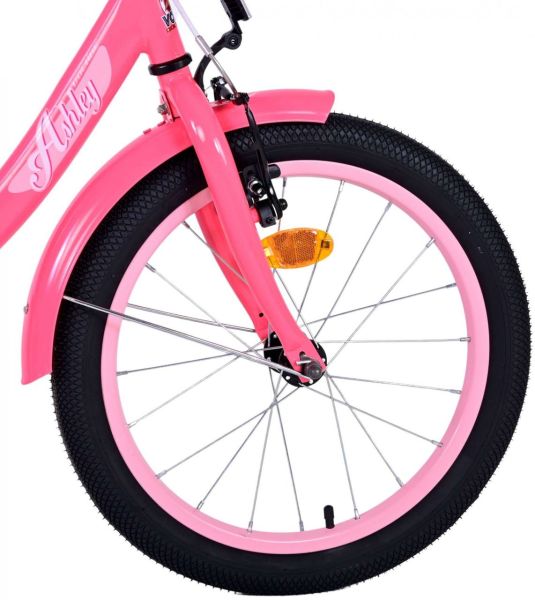 Ashley Kinderfahrrad - Mädchen - 18 Zoll - Rosa/Rot