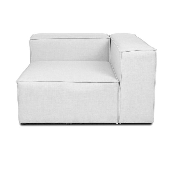 Modulares Sofa VERONA Rechtes Ecksofa - hellgrau