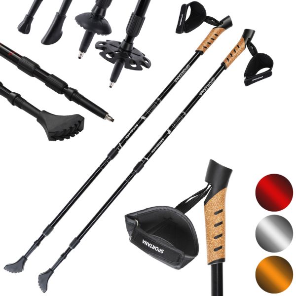 Nordic Walking Stöcke 68 – 135cm orange