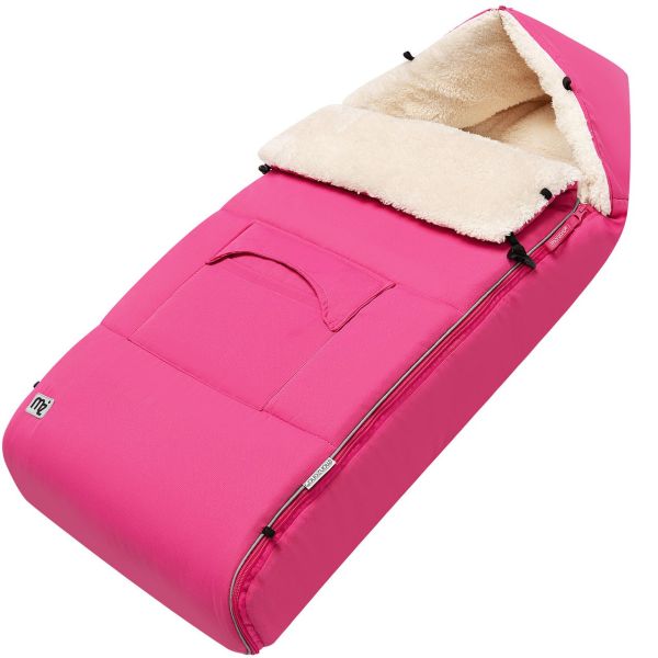 Babyfußsack Pink 93x56cm gefüttert