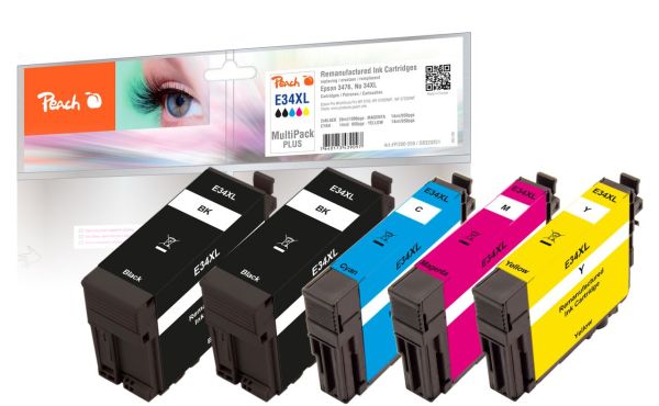 Spar Pack Plus Tintenpatronen ersetzt Epson No. 34XL