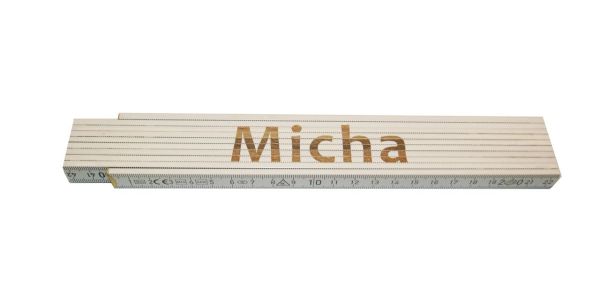 Werkzeuge GmbH Meterstab weiß Micha