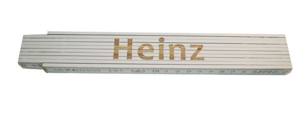 Meterstab weiß Heinz