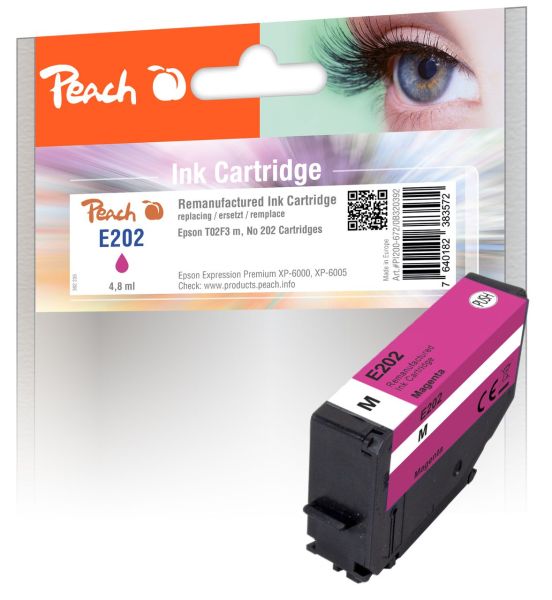 Tintenpatrone magenta ersetzt Epson T02F3, No. 202 m