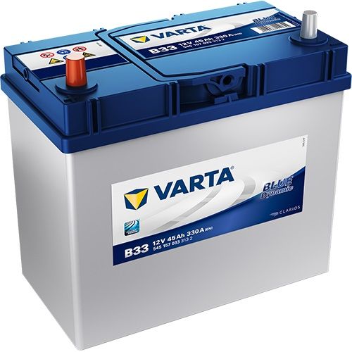 Blue Dynamic 5451570333132 Autobatterien, B33, 12 V, 45 Ah, 330 A