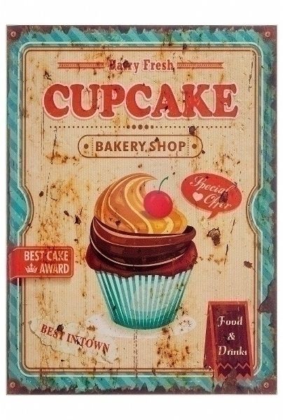 Holzschild "Cupcake III"