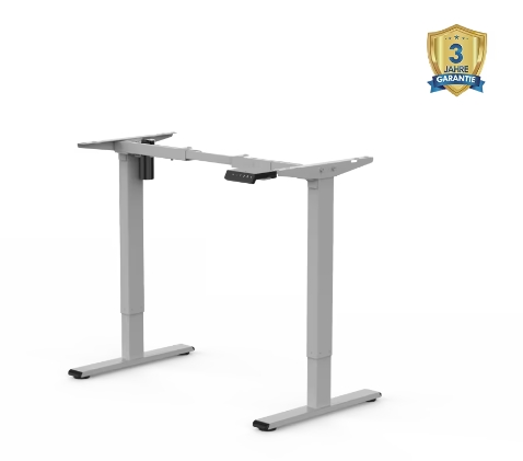 FlexiSpot Elektrisch höhenverstellbares Schreibtischgestell Standard Farbe:Grau