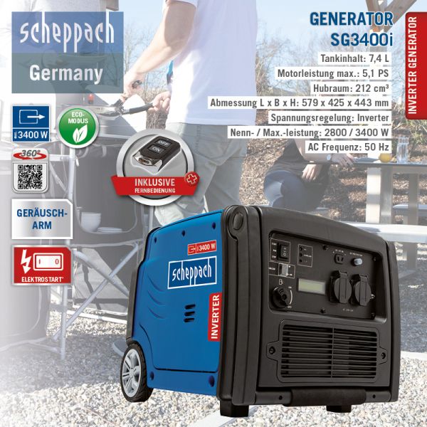 Stromerzeuger SG3400i (Inverter)