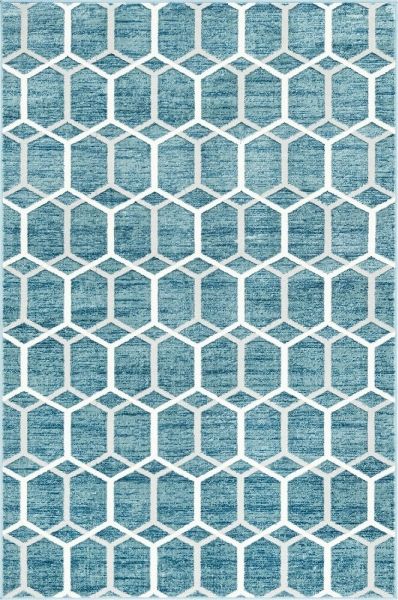 Teppich "Titan Trellis" Rechteckig Blau CA10148