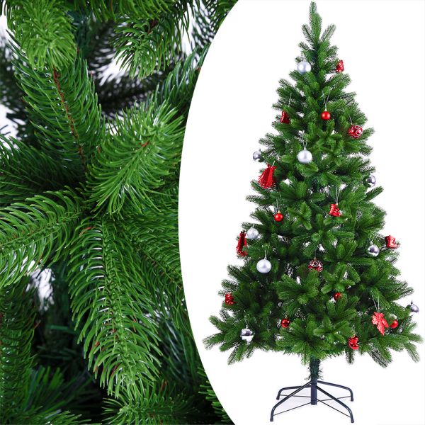 Deuba PE Weihnachtsbaum "Edeltanne" - 180 cm - 780 Spitzen